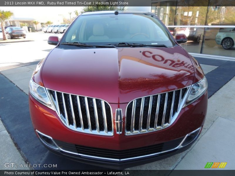 Ruby Red Tinted Tri-Coat / Medium Light Stone 2013 Lincoln MKX FWD