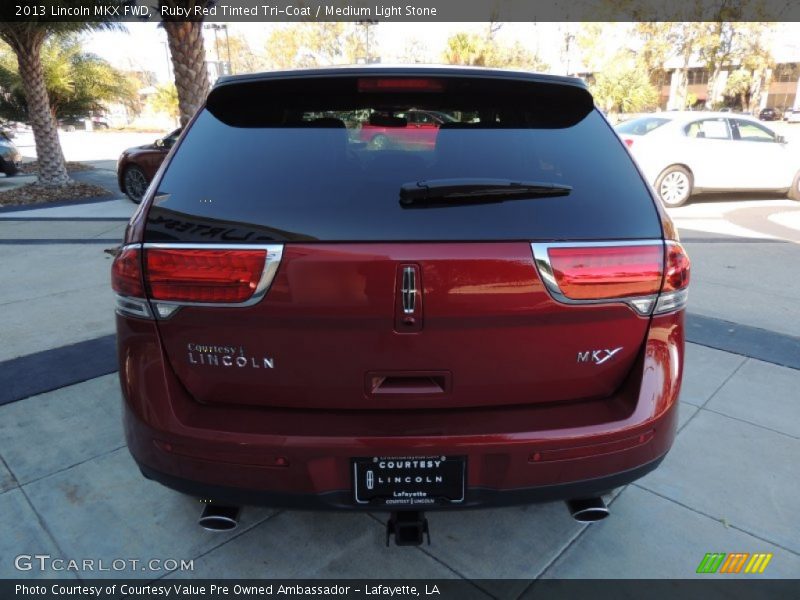 Ruby Red Tinted Tri-Coat / Medium Light Stone 2013 Lincoln MKX FWD