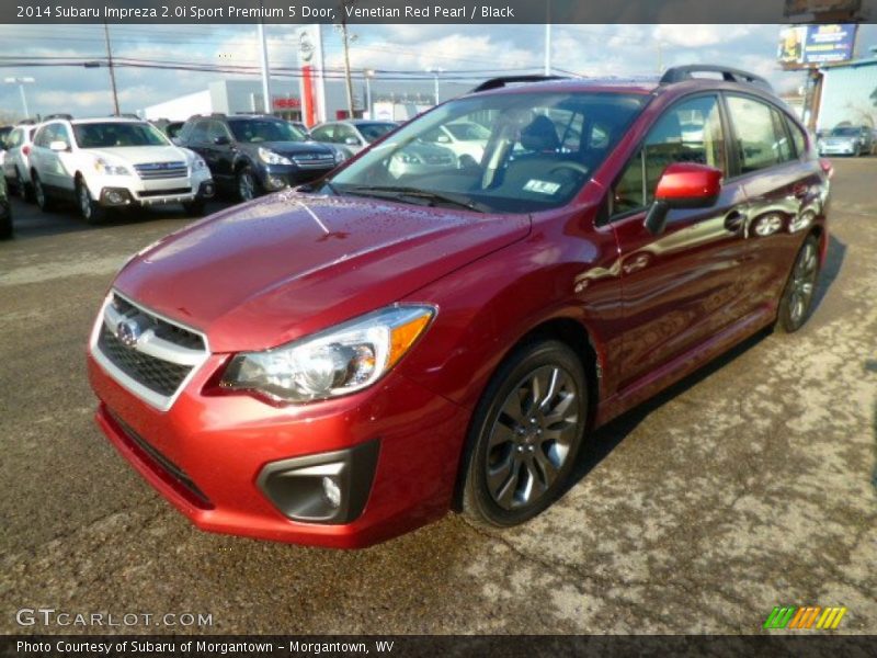 Venetian Red Pearl / Black 2014 Subaru Impreza 2.0i Sport Premium 5 Door
