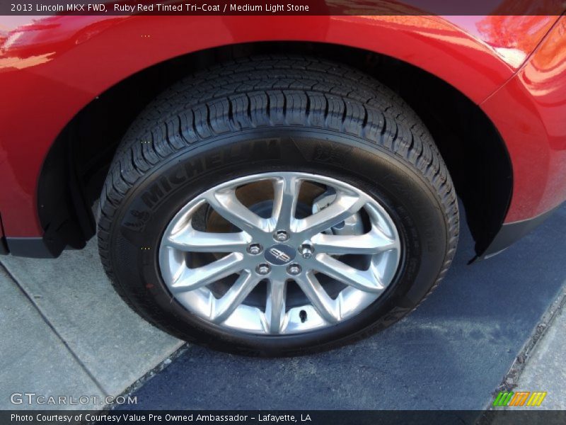Ruby Red Tinted Tri-Coat / Medium Light Stone 2013 Lincoln MKX FWD