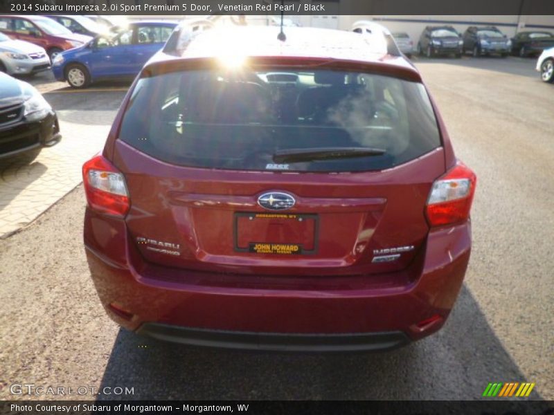 Venetian Red Pearl / Black 2014 Subaru Impreza 2.0i Sport Premium 5 Door