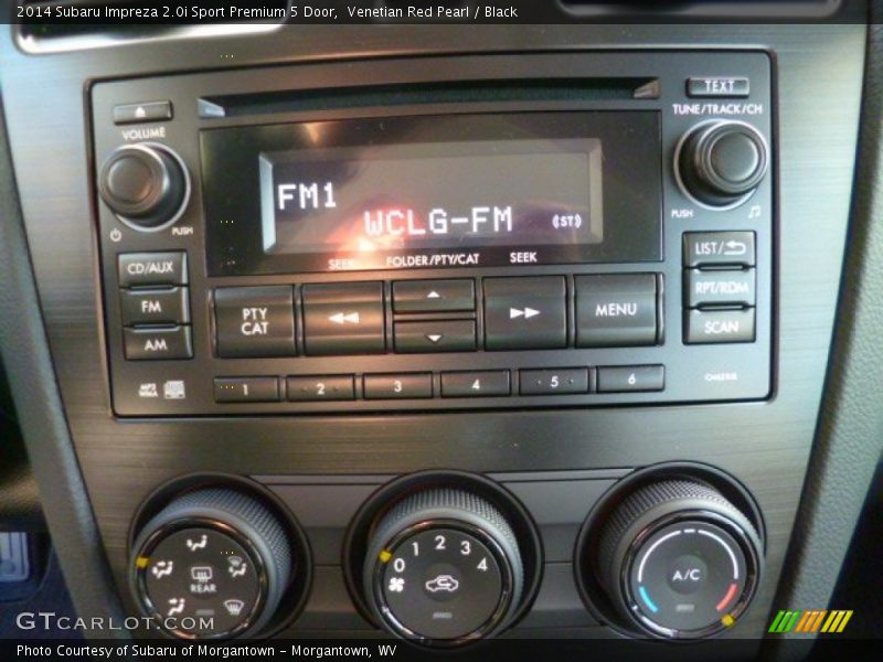 Audio System of 2014 Impreza 2.0i Sport Premium 5 Door