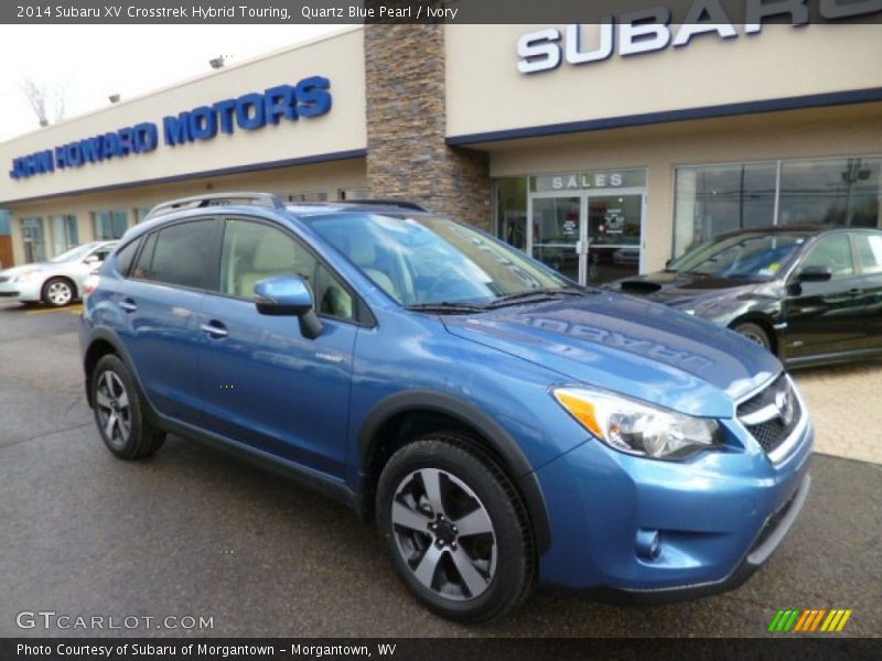 Quartz Blue Pearl / Ivory 2014 Subaru XV Crosstrek Hybrid Touring