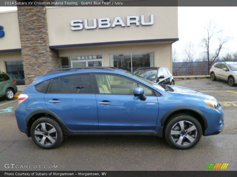 Quartz Blue Pearl / Ivory 2014 Subaru XV Crosstrek Hybrid Touring