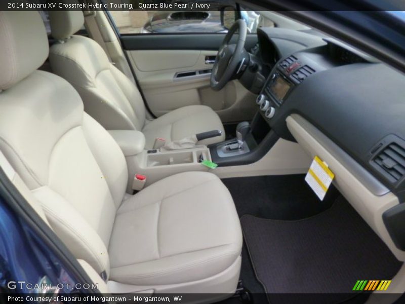 Front Seat of 2014 XV Crosstrek Hybrid Touring