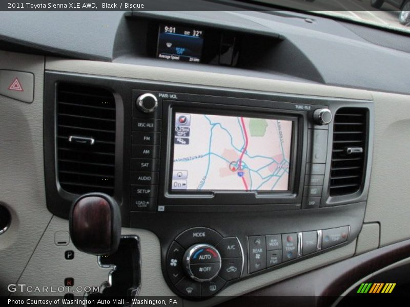 Black / Bisque 2011 Toyota Sienna XLE AWD