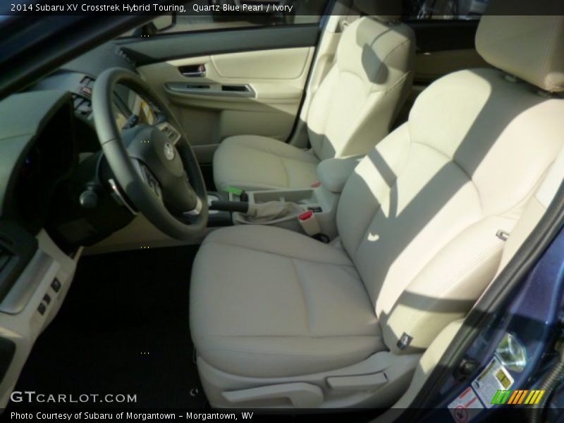 Front Seat of 2014 XV Crosstrek Hybrid Touring