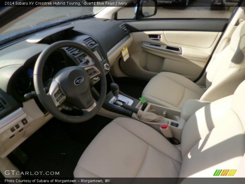 Ivory Interior - 2014 XV Crosstrek Hybrid Touring 