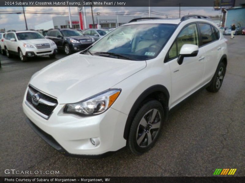 Satin White Pearl / Ivory 2014 Subaru XV Crosstrek Hybrid Touring