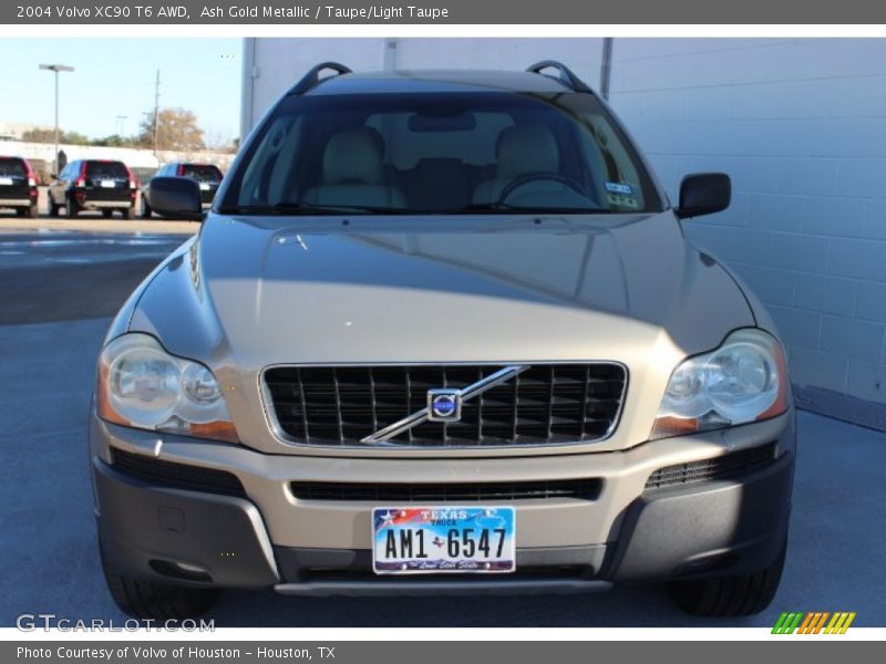 Ash Gold Metallic / Taupe/Light Taupe 2004 Volvo XC90 T6 AWD