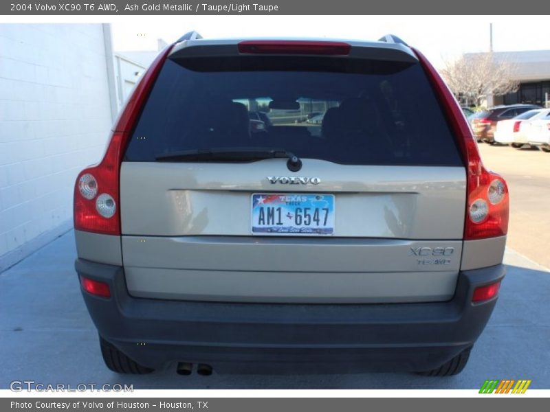 Ash Gold Metallic / Taupe/Light Taupe 2004 Volvo XC90 T6 AWD