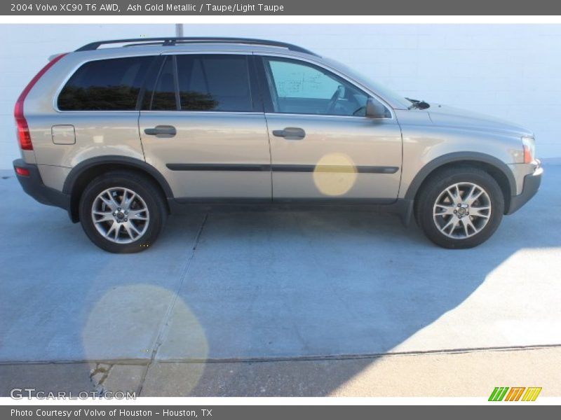 Ash Gold Metallic / Taupe/Light Taupe 2004 Volvo XC90 T6 AWD