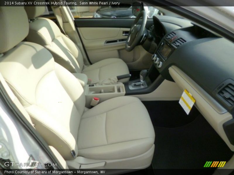Satin White Pearl / Ivory 2014 Subaru XV Crosstrek Hybrid Touring