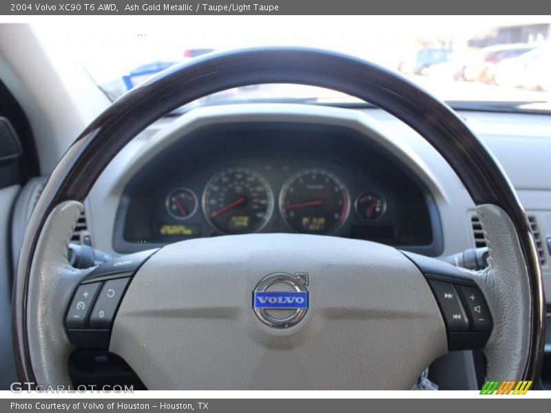 Ash Gold Metallic / Taupe/Light Taupe 2004 Volvo XC90 T6 AWD