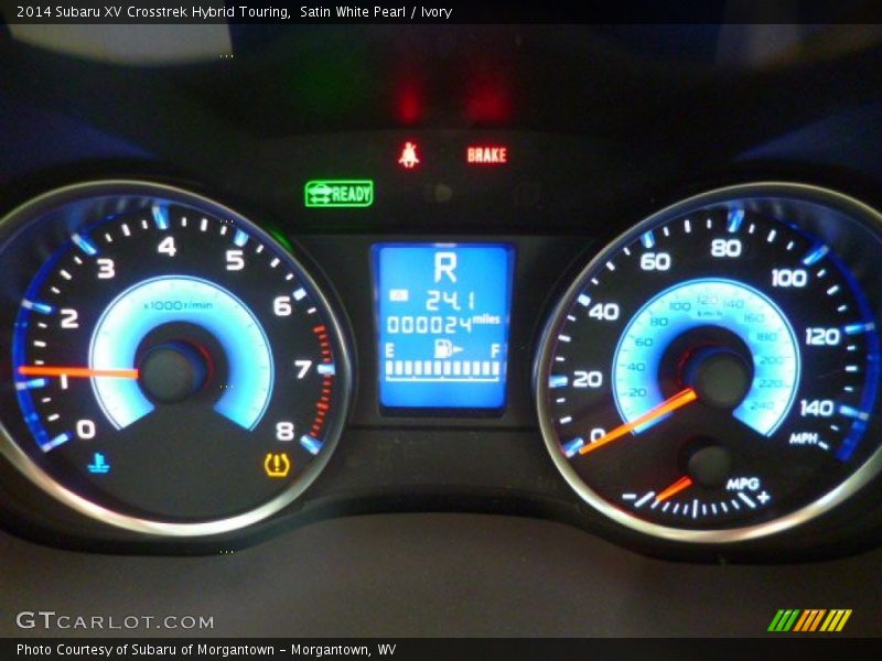 Satin White Pearl / Ivory 2014 Subaru XV Crosstrek Hybrid Touring