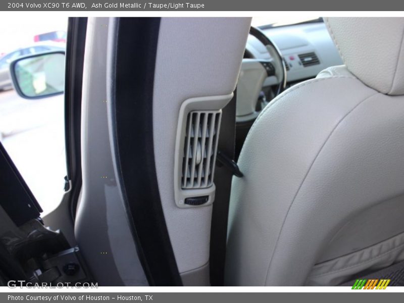 Ash Gold Metallic / Taupe/Light Taupe 2004 Volvo XC90 T6 AWD