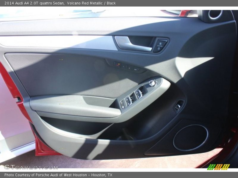 Volcano Red Metallic / Black 2014 Audi A4 2.0T quattro Sedan
