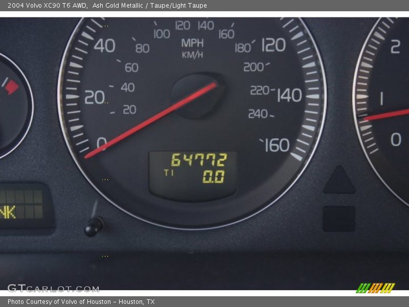 Ash Gold Metallic / Taupe/Light Taupe 2004 Volvo XC90 T6 AWD