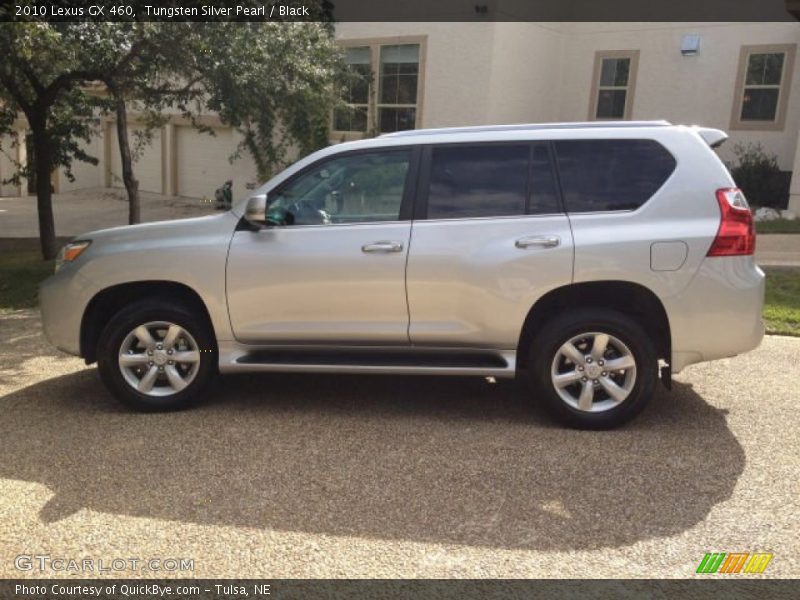 Tungsten Silver Pearl / Black 2010 Lexus GX 460