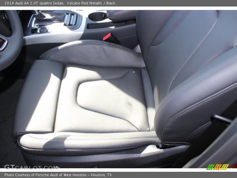 Volcano Red Metallic / Black 2014 Audi A4 2.0T quattro Sedan