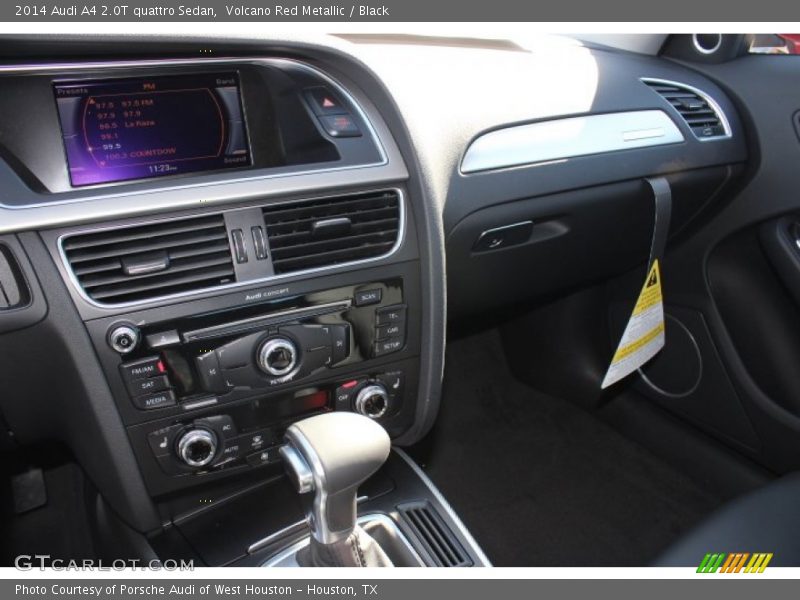 Volcano Red Metallic / Black 2014 Audi A4 2.0T quattro Sedan