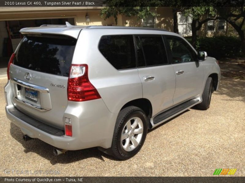 Tungsten Silver Pearl / Black 2010 Lexus GX 460