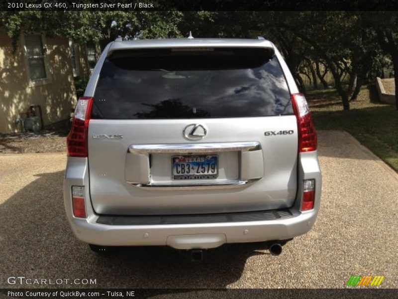 Tungsten Silver Pearl / Black 2010 Lexus GX 460
