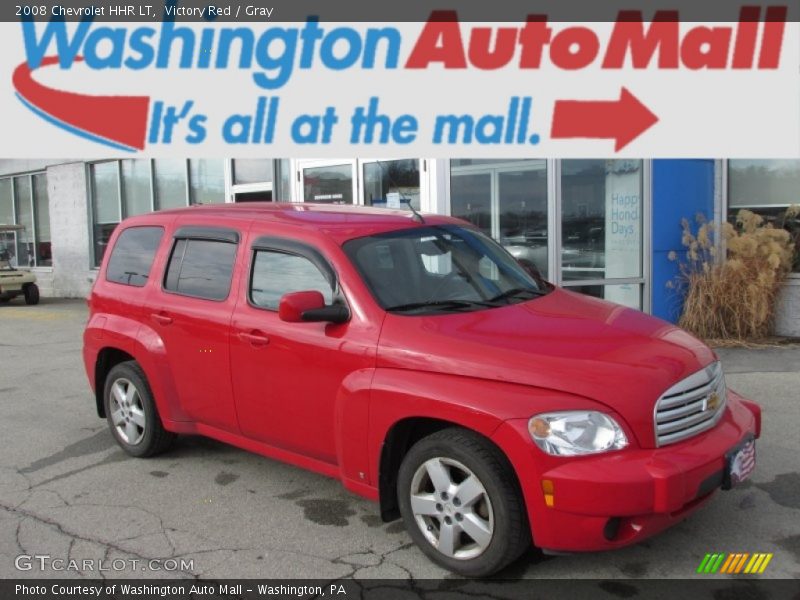 Victory Red / Gray 2008 Chevrolet HHR LT