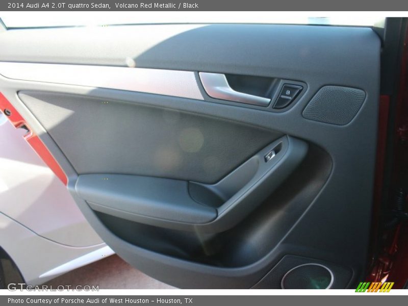 Volcano Red Metallic / Black 2014 Audi A4 2.0T quattro Sedan