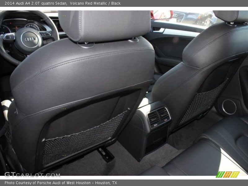 Volcano Red Metallic / Black 2014 Audi A4 2.0T quattro Sedan
