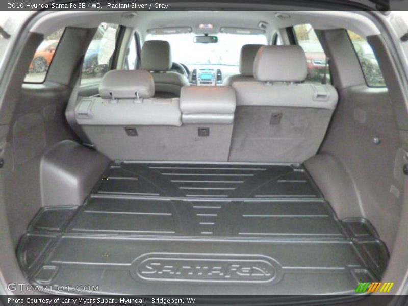 Radiant Silver / Gray 2010 Hyundai Santa Fe SE 4WD