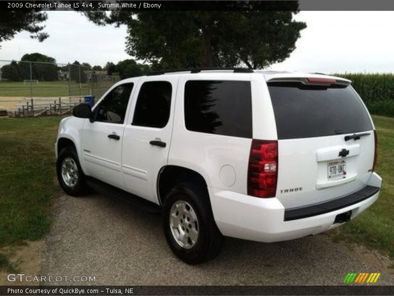 Summit White / Ebony 2009 Chevrolet Tahoe LS 4x4