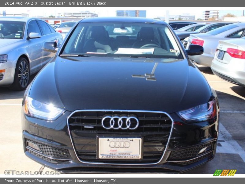 Brilliant Black / Black 2014 Audi A4 2.0T quattro Sedan