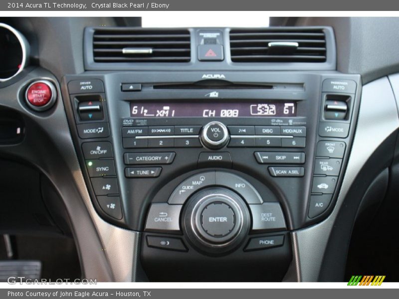 Crystal Black Pearl / Ebony 2014 Acura TL Technology
