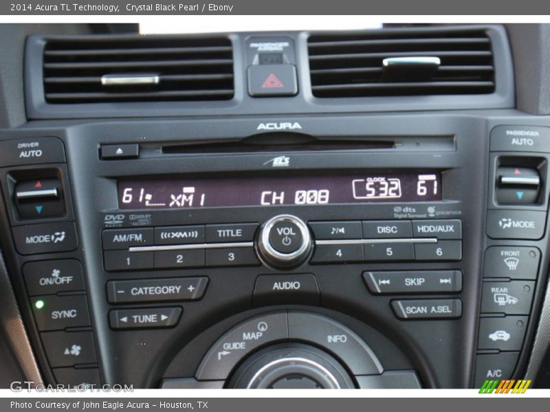 Crystal Black Pearl / Ebony 2014 Acura TL Technology