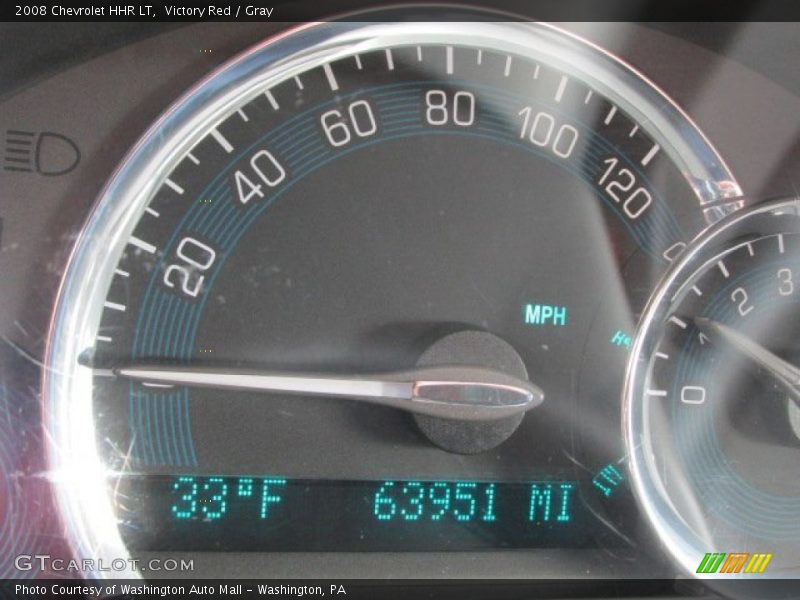 Victory Red / Gray 2008 Chevrolet HHR LT