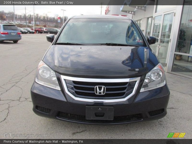Baltic Blue Pearl / Gray 2008 Honda Odyssey EX