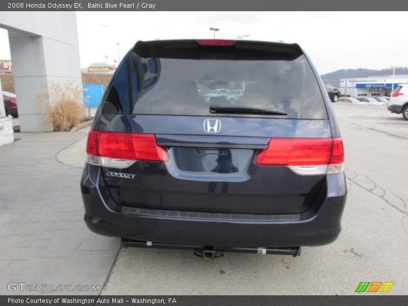 Baltic Blue Pearl / Gray 2008 Honda Odyssey EX