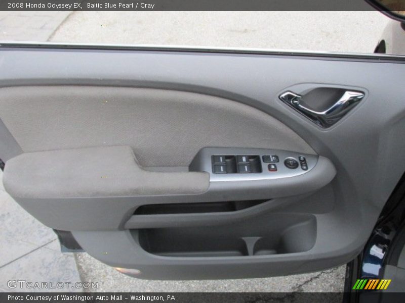 Baltic Blue Pearl / Gray 2008 Honda Odyssey EX