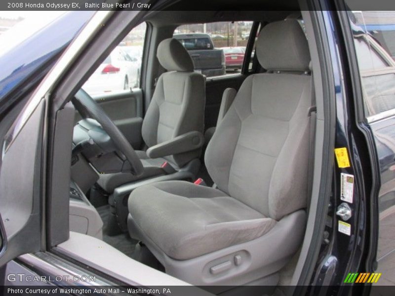 Baltic Blue Pearl / Gray 2008 Honda Odyssey EX