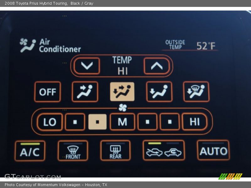 Black / Gray 2008 Toyota Prius Hybrid Touring