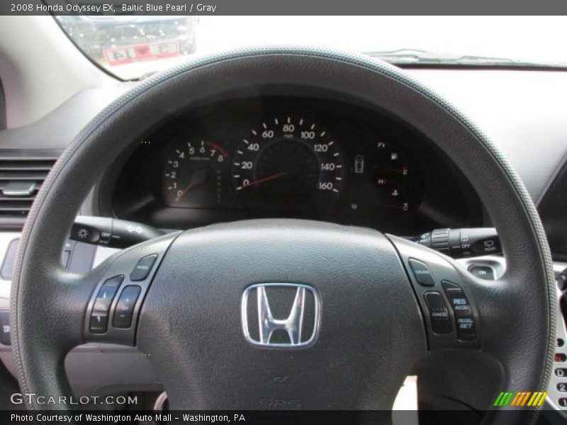 Baltic Blue Pearl / Gray 2008 Honda Odyssey EX
