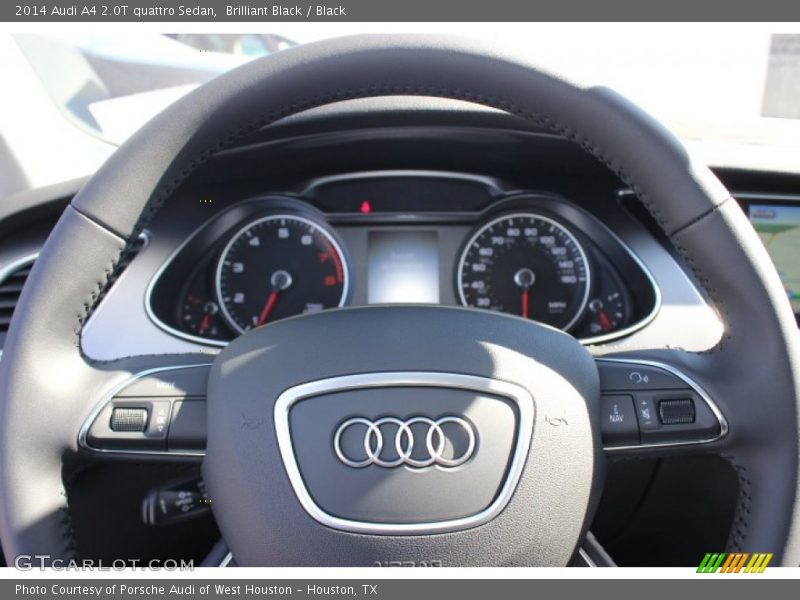 Brilliant Black / Black 2014 Audi A4 2.0T quattro Sedan