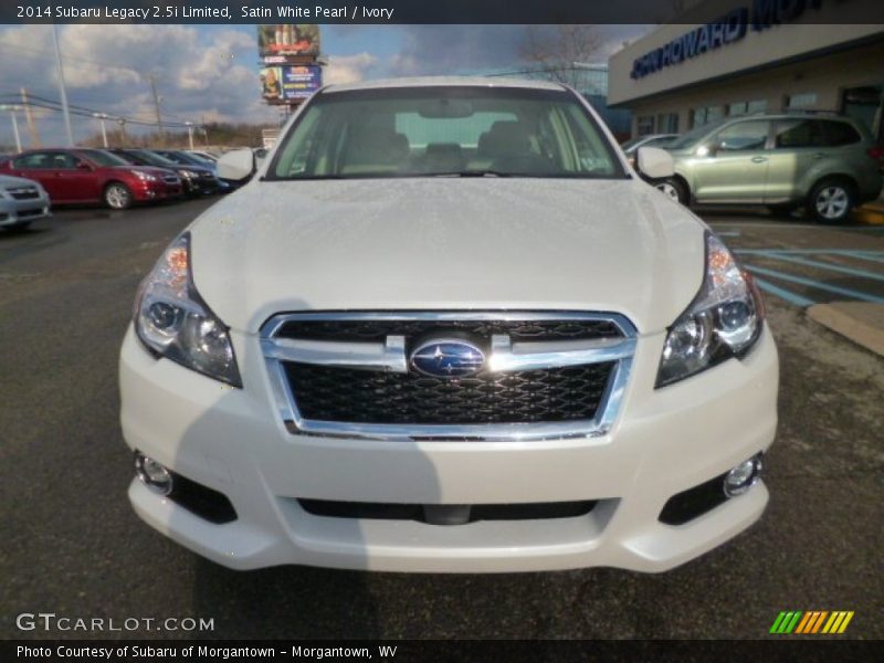 Satin White Pearl / Ivory 2014 Subaru Legacy 2.5i Limited