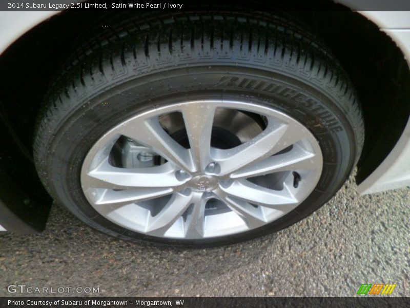 Satin White Pearl / Ivory 2014 Subaru Legacy 2.5i Limited