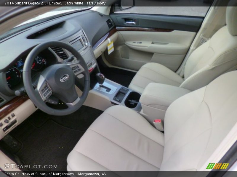 Satin White Pearl / Ivory 2014 Subaru Legacy 2.5i Limited
