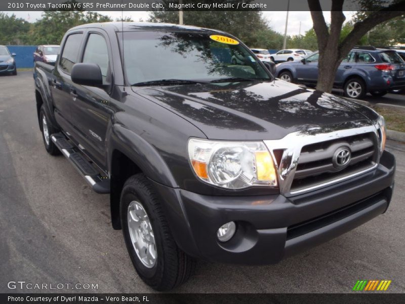 Magnetic Gray Metallic / Graphite 2010 Toyota Tacoma V6 SR5 PreRunner Double Cab