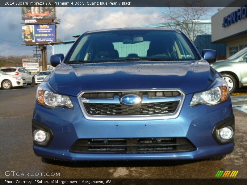 Quartz Blue Pearl / Black 2014 Subaru Impreza 2.0i Premium 4 Door