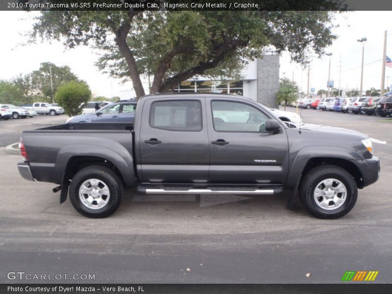 Magnetic Gray Metallic / Graphite 2010 Toyota Tacoma V6 SR5 PreRunner Double Cab