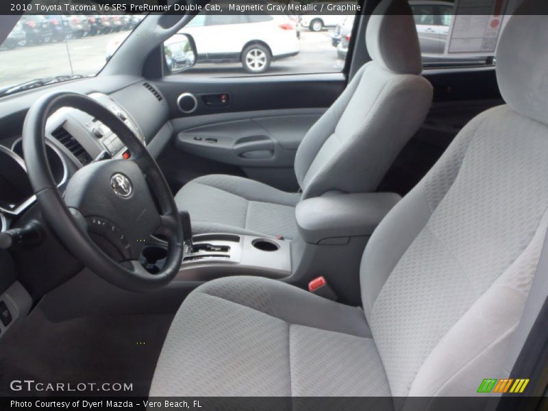 Magnetic Gray Metallic / Graphite 2010 Toyota Tacoma V6 SR5 PreRunner Double Cab